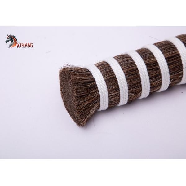 Quality 13-15 Inch Natural Horse Hair Brown Brush Making Materials for sale
