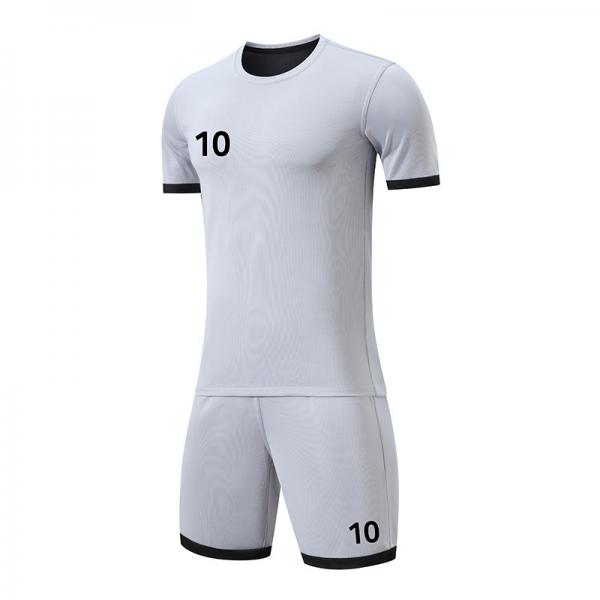 Quality Odorless Men Soccer Shirts Jerseys Breathable Anti Pilling V Neck for sale