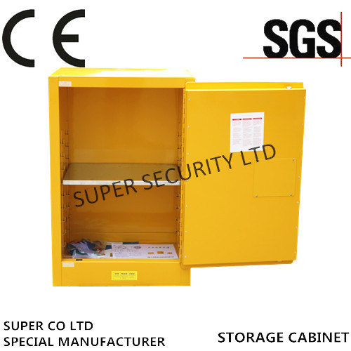 Quality Heavy Duty Lockable Storage Cabinet With Distinct Safety Signs And Bullet for sale