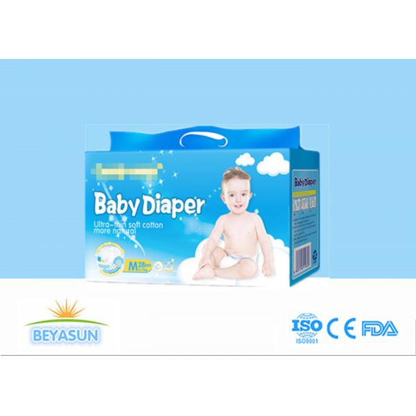 Quality Private Label Custom Baby Diapers Comfortable Surface One Time Use for sale