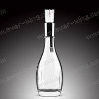 Quality OEM Luxury White Flint 750 ML Rum Glass Bottle for sale