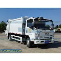 China 700P 10000L ISUZU Garbage Truck Trash Collection Truck With Hydraulic Hoist factory