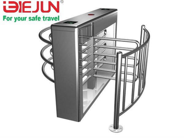 Quality IC Card Half Height Turnstile Gate No Noise Outdoor Turnstile For Parks Crowd Control for sale