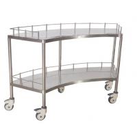 China Hospital Fan-Shaped Apparatus Cart Medical Trolley Cart For Hospital 1400MM 45CM factory