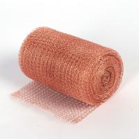 Quality 100% Copper Mesh Squirrel Control Single Wire Strand 98% Porosity for sale