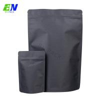 China 100% Biodegradable No Printing Stock Brown Kraft Paper Pouch Food Grade Packaging Bag factory