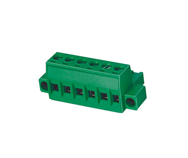 Quality 1*15P Screw Terminal Block Connector Pluggable Type 30-12AWG H18.2mm R/A With Screw for sale