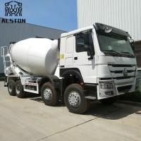 China Sinotruck Howo Used Concrete Mixer Truck , 12m3 20m3 Mobile Mixer Truck for sale