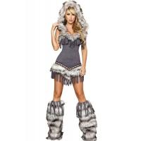 China Womens Captain California adult halloween costumes , Indian fancy dress costumes for sale