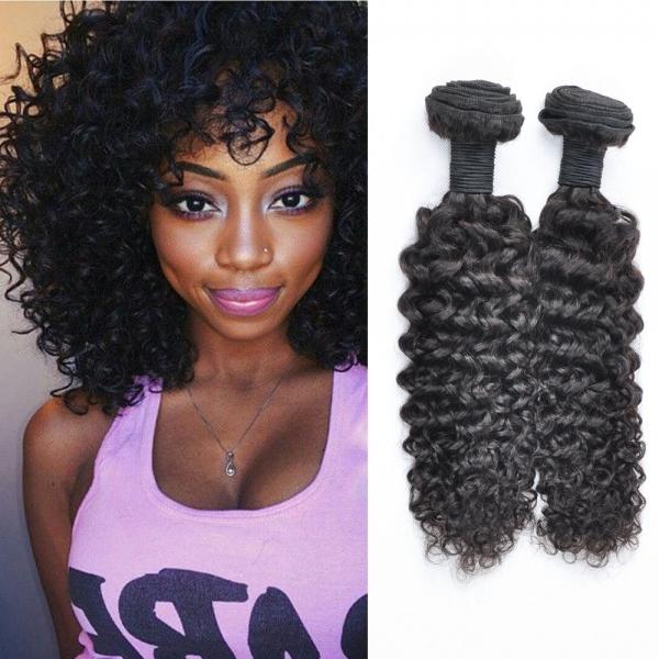 Quality Unprocessed Indian Deep Curly Hair Bundles Durable With High Temperature Disinfection for sale