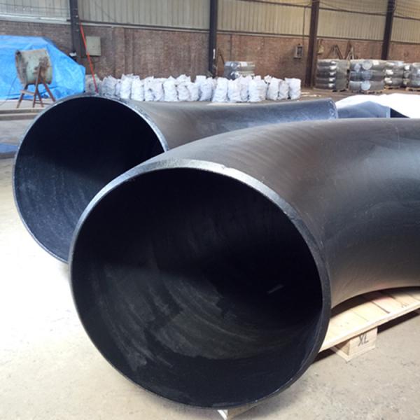 Quality Sch 80 Seamless Steel Pipe Fittings 180 Degree 90 Degree ASTM A234 WPB Black for sale