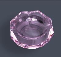China Beautiful Transparent Purple Crystal Ashtray factory