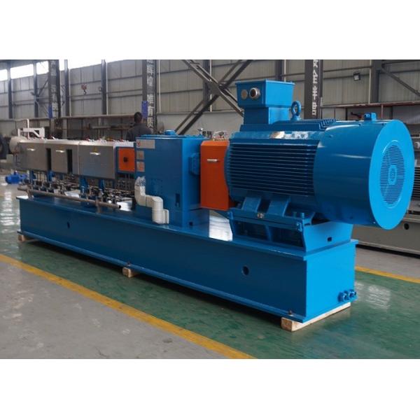 Quality Max 1800rpm/M Extrusion Machine , Twin Screw Compounding Extruder Custom Color for sale