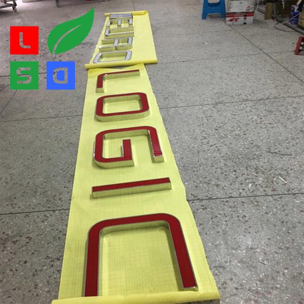 Quality Depth 1.5cm-6cm LED Channel Letters Outdoor Illuminated Signs For Shop Logo for sale
