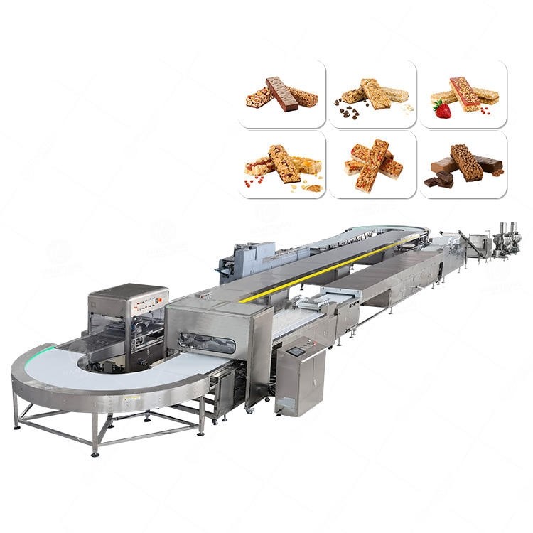 China Cereal Bar Production Line Full Automatic Cereal Bar Cutting Machine Protein Bar Production Line factory