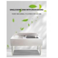 China OEM Stainless Steel Wash Sink For Kitchen Upstanding Waterproof factory