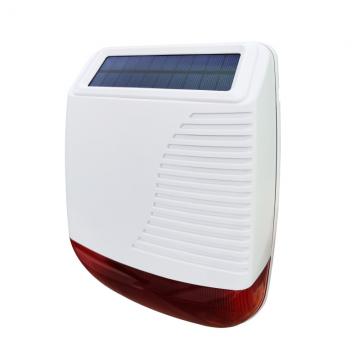 Quality Factory New Design home security Solar Alarm siren for home wireless security for sale
