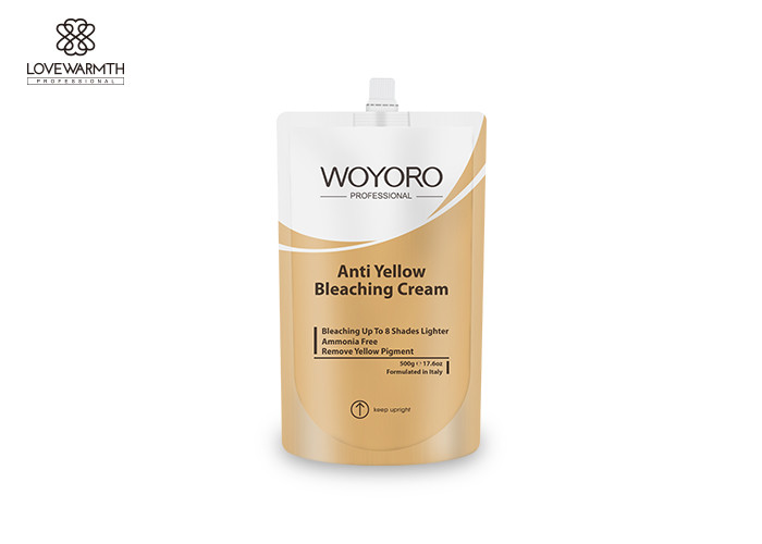 China Ammonia Free Anti Yellow Hair Removal Cream , Safe Platinum Blonde Bleach factory