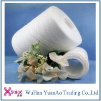 China 40/2 42/2 45/2 RW 100% polyester spun yarns , glazed sewing machine thread AAA quality factory
