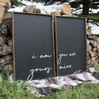 China Blackboard Vintage Wood Signs With Quotes Home Decor Easy Maintenance factory