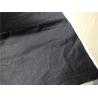 China 0.15mm With Black PU Garment Leather Fabric Dupont Paper Coated  For Light Jacket factory