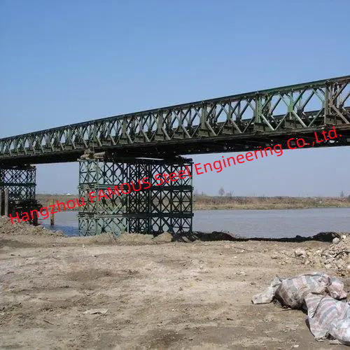 Quality Single Lane Steel Bailey Bridge Rental Prefabricated Modular Shoring System Support CB200 for sale