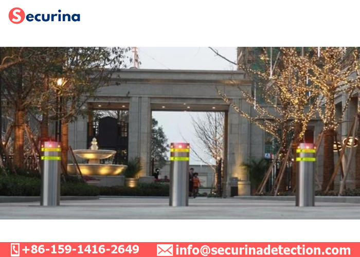China Parking Lot Automatic Road Security Bollards Time Adjustable Anti Terrorism factory
