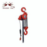 China Lightweight Portable Electric Chain Hoist 100m Ergonomic Black Red factory