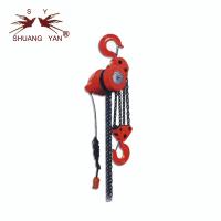 China Lightweight Portable Electric Chain Hoist 100m Ergonomic Black Red factory