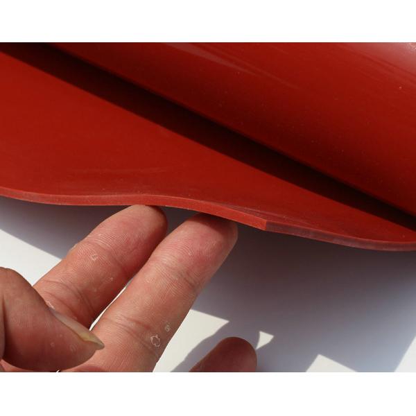 Quality Red Silicone 3mm High Temperature Rubber Sheet Oil Resistance for sale