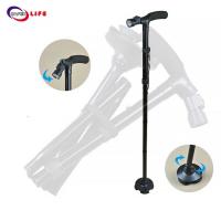 China Hot Selling Home Care Folding Walking Cane Sticks  With Led Light For Elder factory