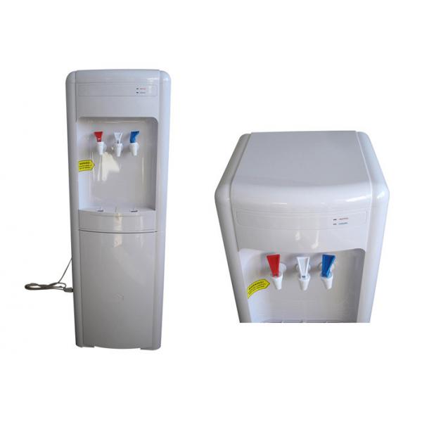 Quality Three Taps Hot Warm Cold Water Dispenser Free Standing Water Dispenser Complete Plastic ABS Case for sale