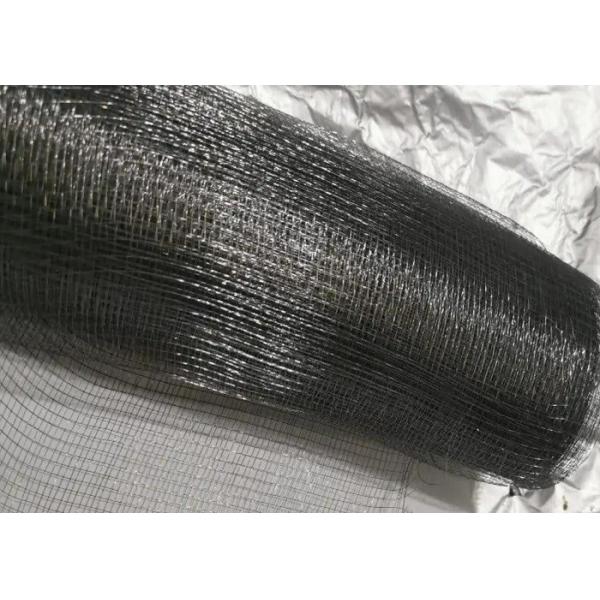 Quality 8 Meters Black Mild Steel Woven Wire Mesh Screen For General Engineering for sale