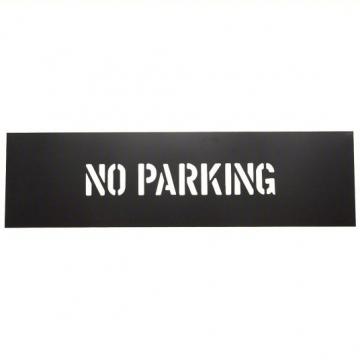 Quality Custom Design No Parking Letter Stencil PVC For Public Place Black for sale