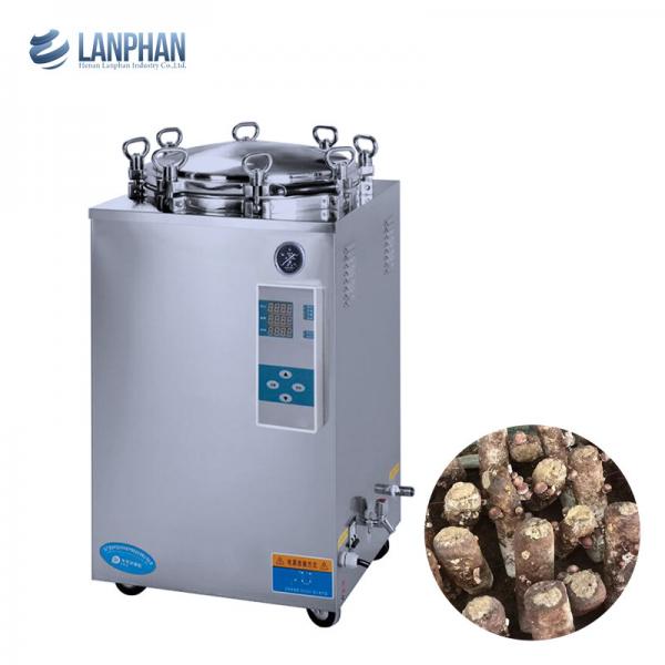 Quality 150L Mushroom Growing Equipment Vertical Steam Autoclave Sterilizer for sale