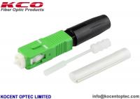 China Single Mode Fiber Optic Fast Connector FTTH SOC Splice On SC/APC G652D G657A factory