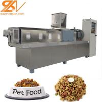 China Dry Kibble dog food processing machine Extruder 800-1500kg/h factory