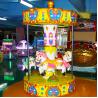 China 3 Seats Carousel Coin Operated Kiddie Ride / Carousel Horse Ride On Toy factory
