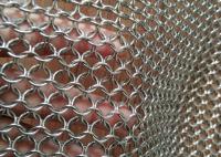 China AISI 304 316 Metal Mesh Drapery 1.2mm Wire 10mm For Space Divider / Sun Screen factory