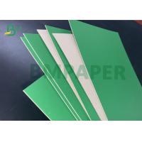 China 2mm Green Lacquered Cartons C1S Grey Cardboard Stiffness Offset Paper factory