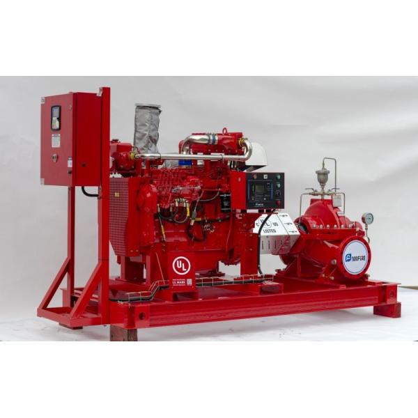 Quality NFPA20 Horizontal Split Case Fire Pump For Schools / Supermarkets 1500gpm@300 for sale