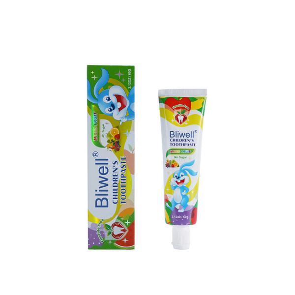 Quality 125g kids Bubble Gum Flavored Toothpaste children's toothpaste safe to swallow OEM for sale