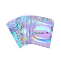 China Hologram zipper Bag Plastic Holographic Bag With Zipper Resealable Food Small factory