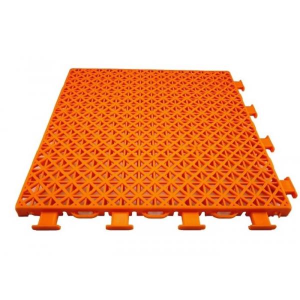 Quality Modified PP Temporary Sports Flooring Anti UV Colorful Customized Pattern for sale