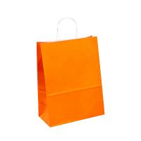 Quality Compostable Colorful Shopping Kraft Package Handle Paper Bags With Your Own Logo for sale