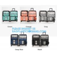 China Packing Cubes Travel Luggage Organizers With Laundry Bag,Shoe Bag And Toitetrybag, Luggage For Carry On Suit factory