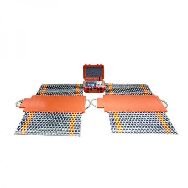 Quality Electronic 15m Portable Trailer Weighbridge 10mm Tread Plate Deck for sale