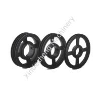 China Customized Cast Iron Timing Belt Pulley V Belt Pulleys For Taper Bushes factory