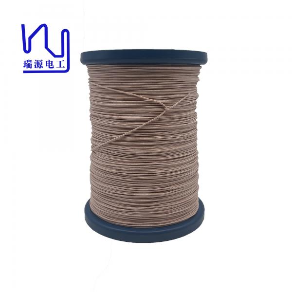 Quality 155 / 38 Awg Copper Litz Wire Nylon / Polyester Served for sale