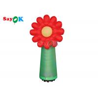 China ODM Inflatable Lighting Decoration 190T Oxford Cloth Standing Led Flower Plant factory